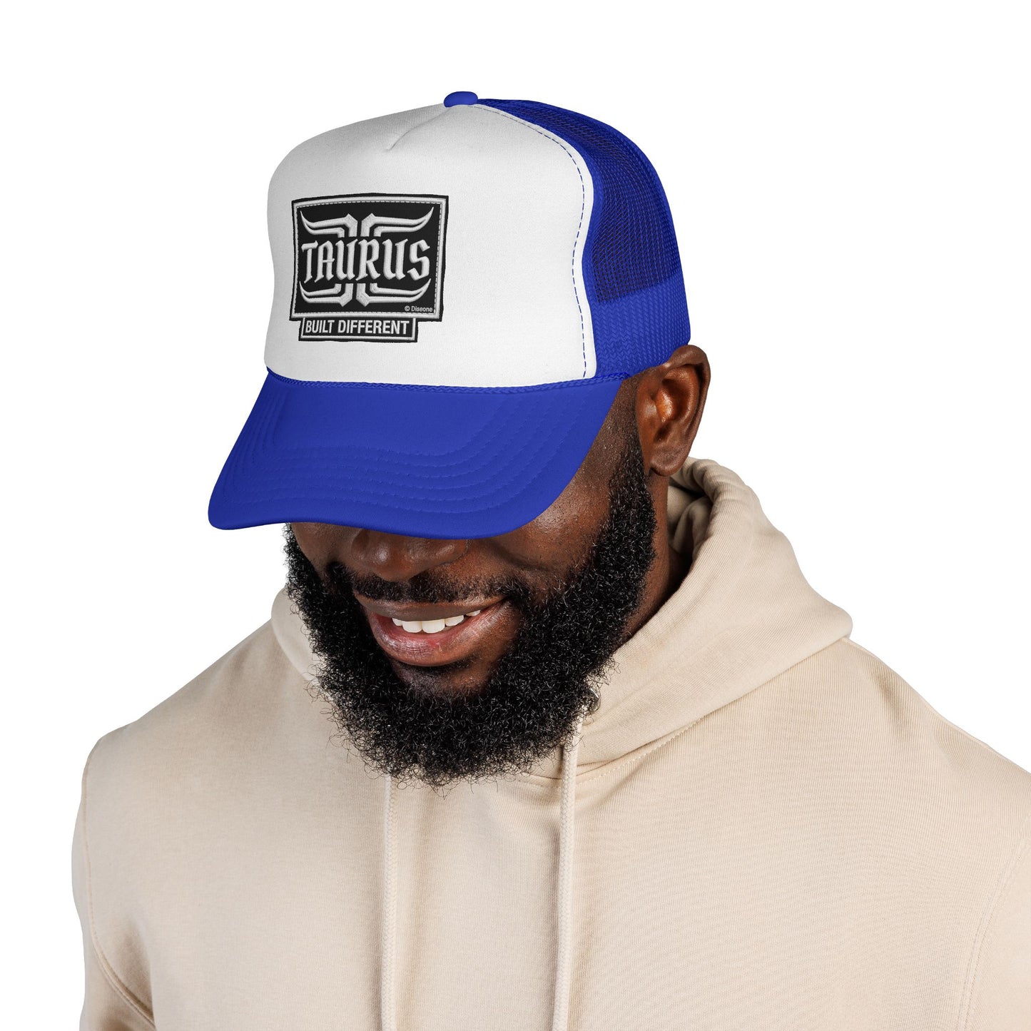 Taurus 'Built Different' Trucker Hat — Zodiac Snapback Cap