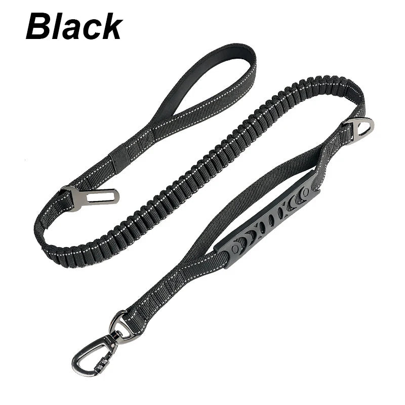 Adjustable Pet Dog Nylon reflective multi-functional retractable dog leash Car Seat Belt Cushioning Retractable Reflectivenylon