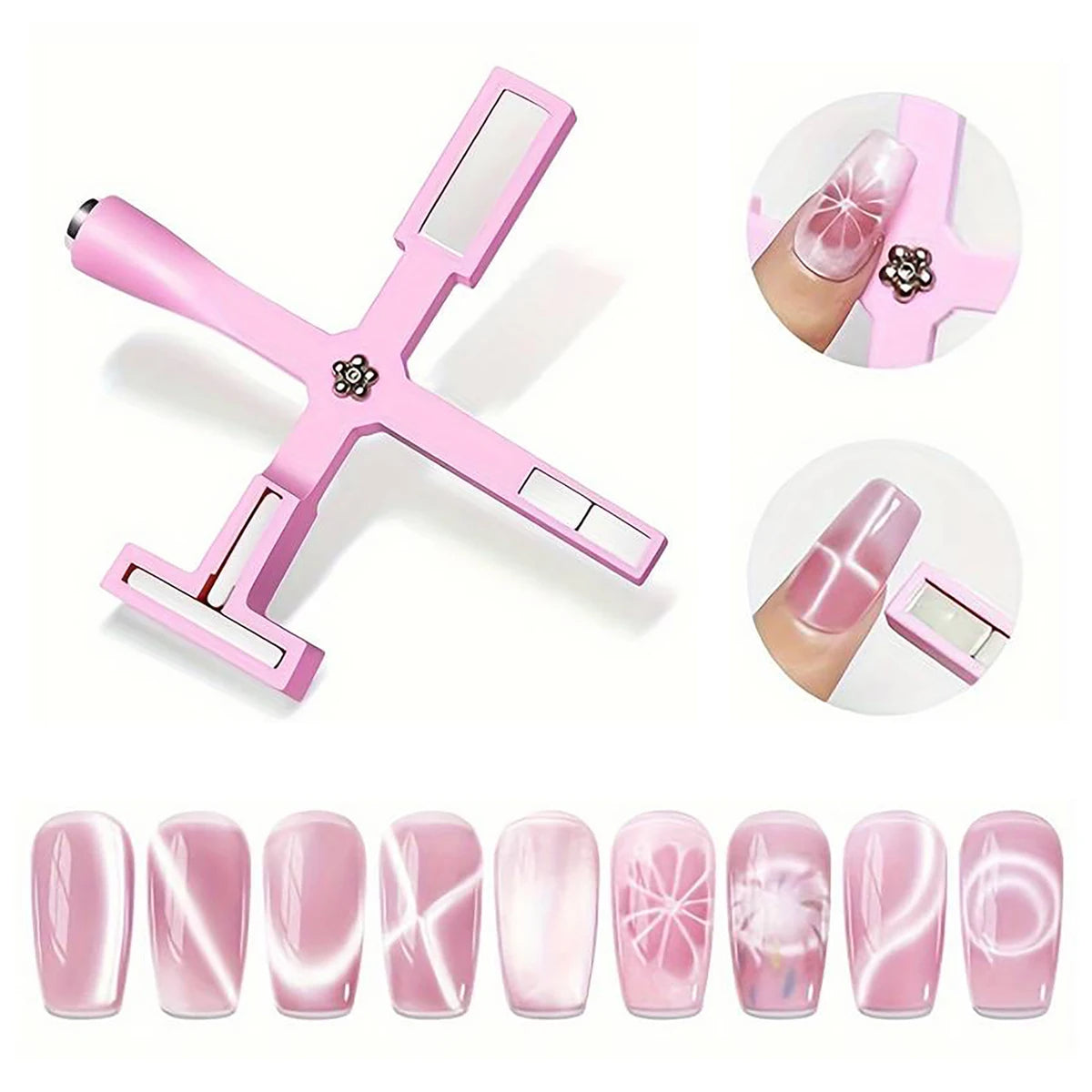 Cat Eye Magnetic Nail Wand — Multi-Function Gel Polish Magnet Tool
