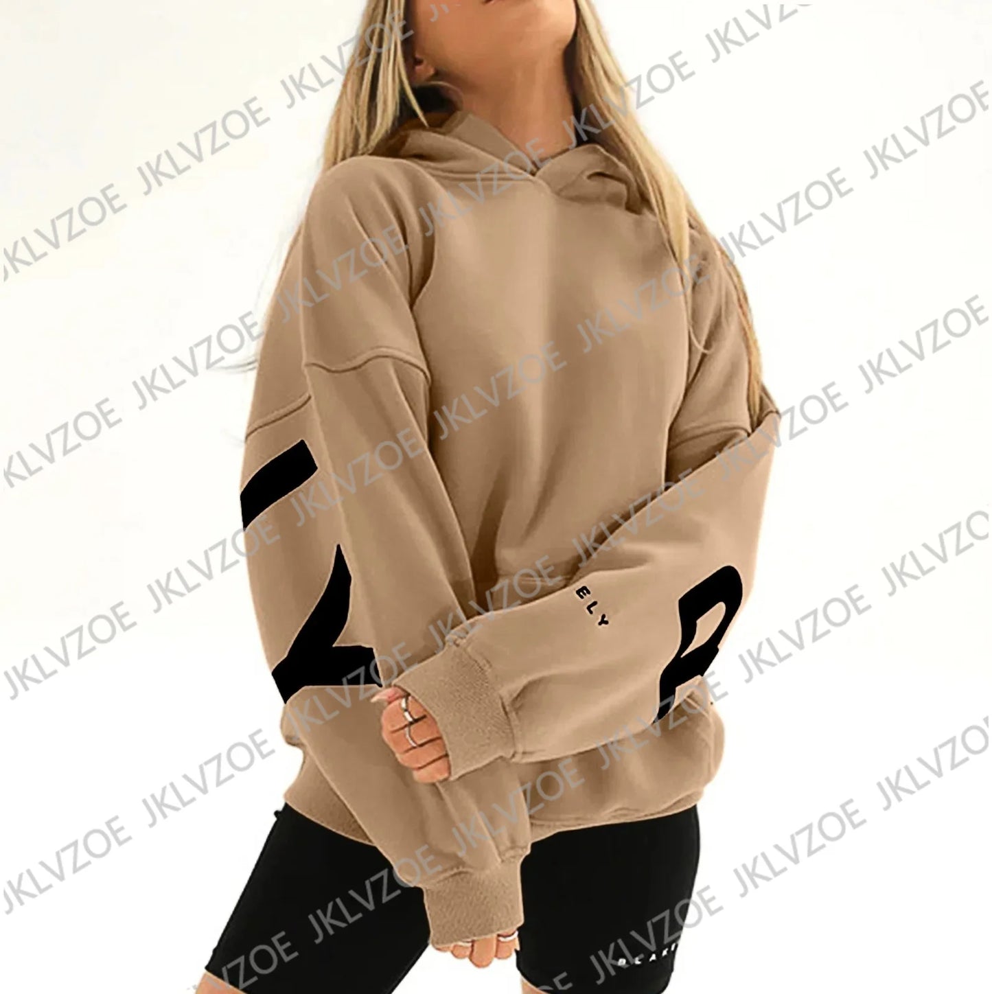 Hoodies Of Men & Women Unisexy Streetwear Vintage Casual Soft Pullover Sweatshirt Printing Letters On Sleeves Y2k Couple Clothes