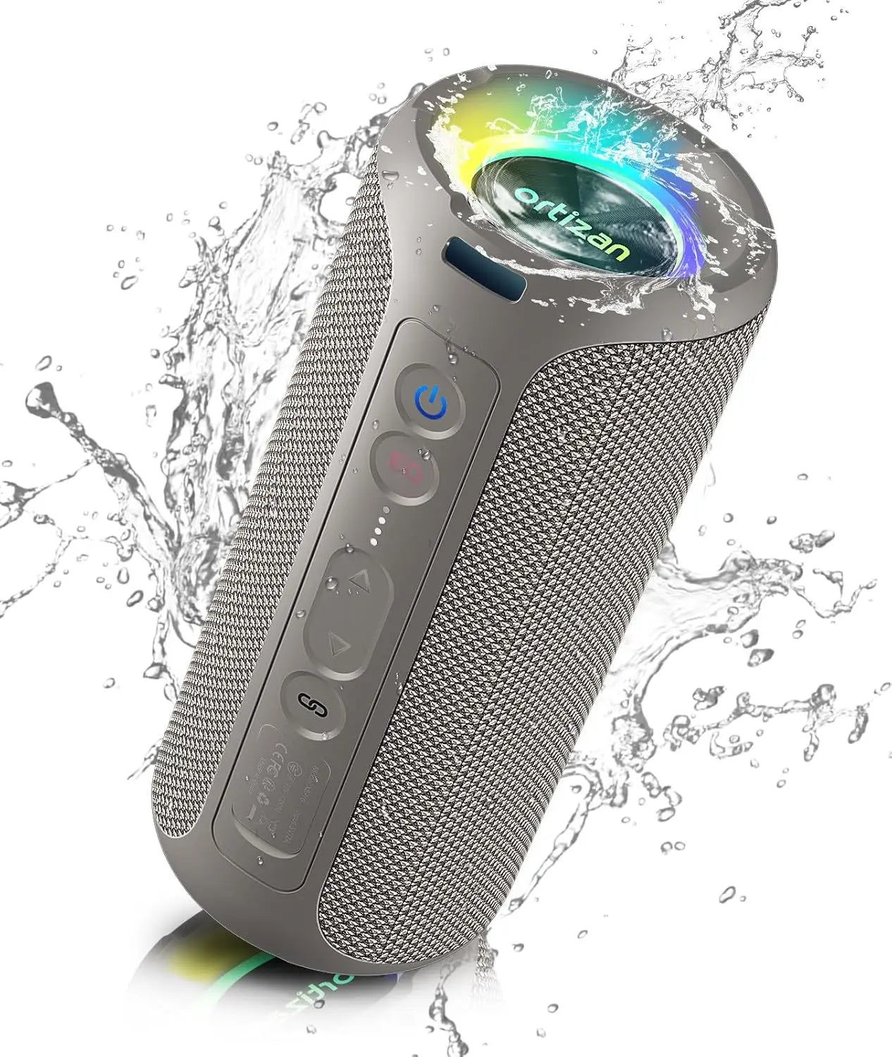 Ortizan 40W Portable Bluetooth Speaker — IPX7 Waterproof, Bass Subwoofer, TF/AUX/TWS