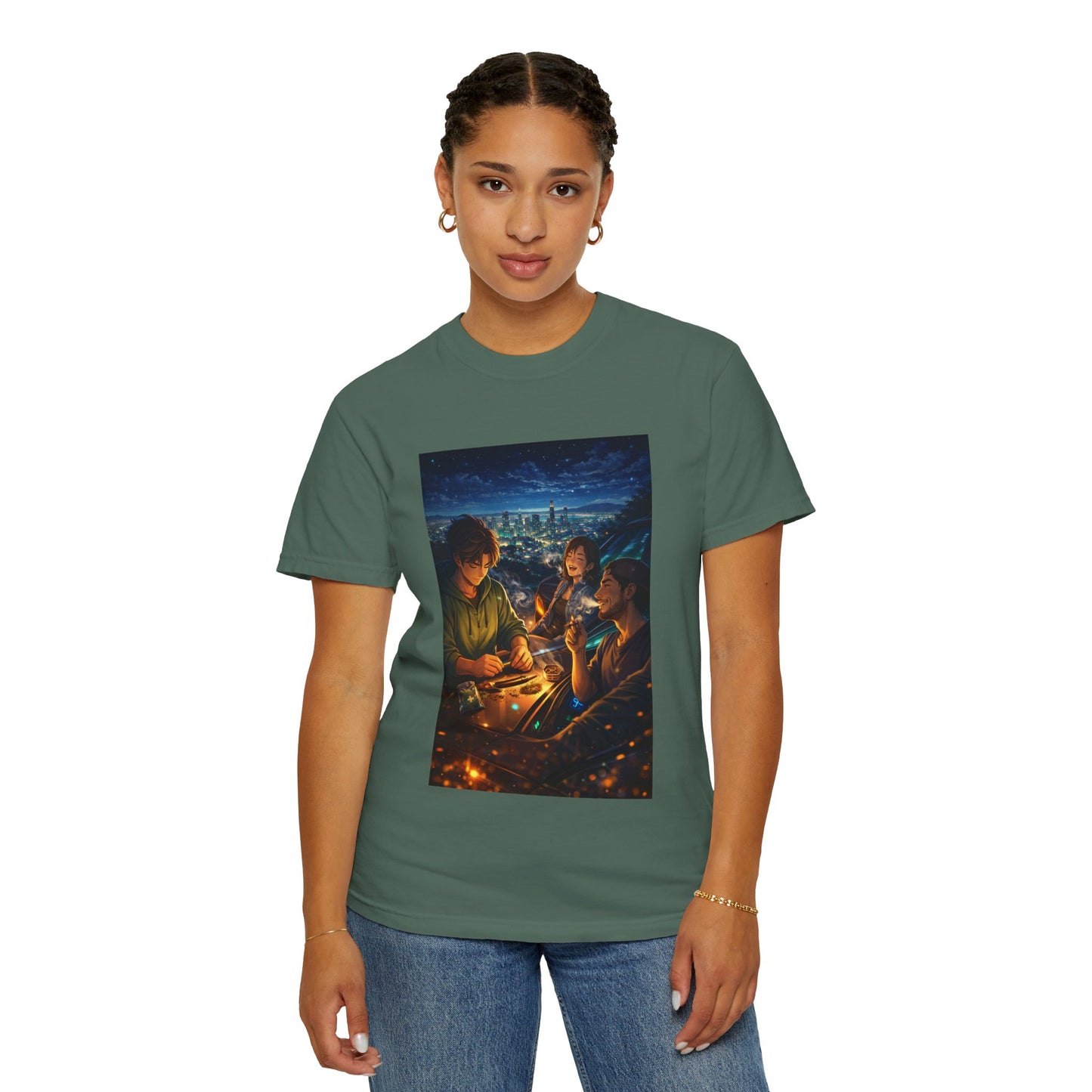 ROAD TRIP SMOKE SESSION-Unisex Garment-Dyed T-shirt