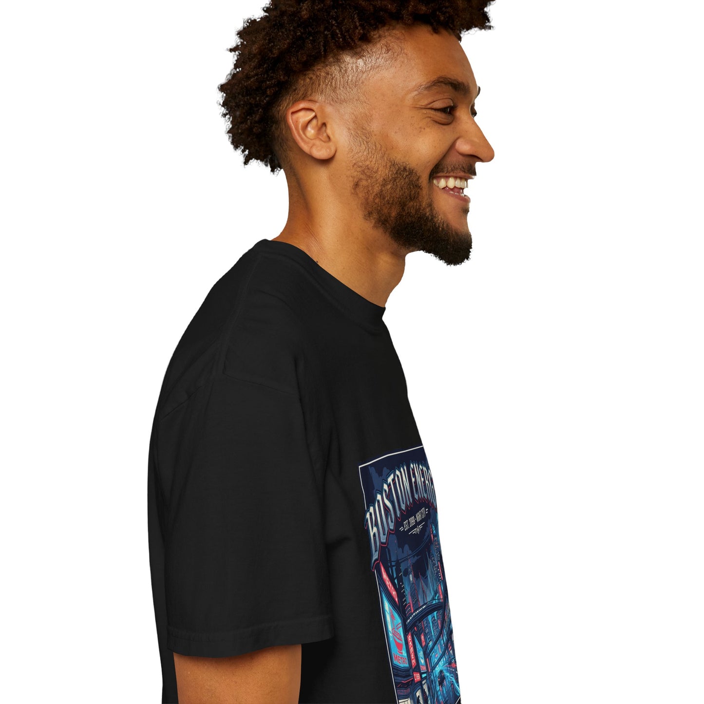 Boston Energy Graphic T-Shirt — Neon City Streetwear