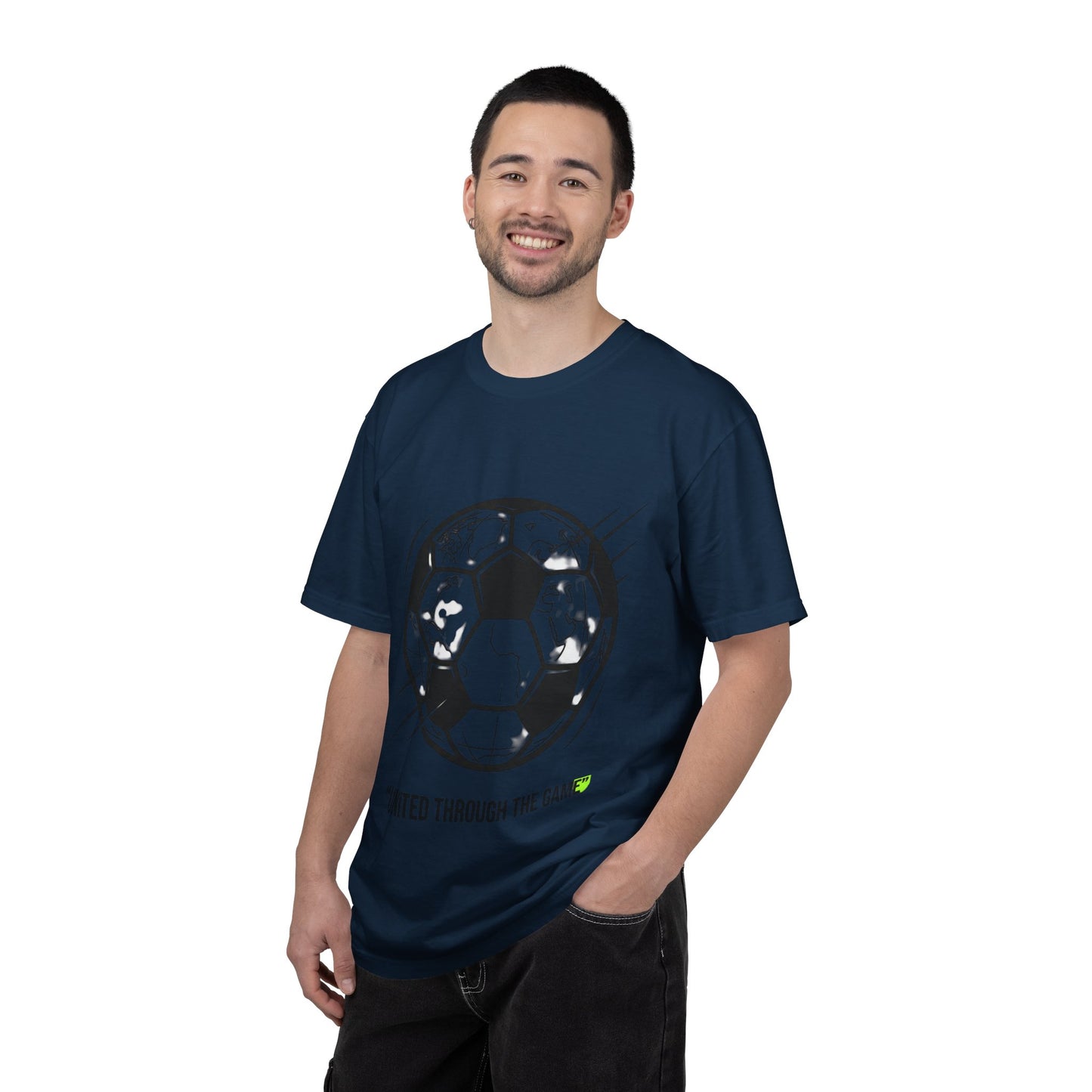 Soccer Unity T-Shirt — "United Through the Game" Graphic Tee