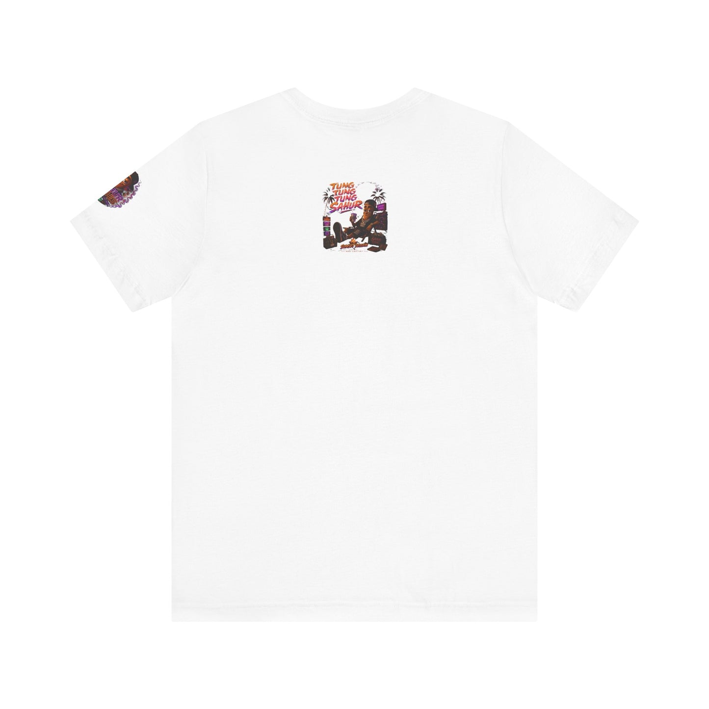Tung Tung Tung Sahur Laid-Back Nightlife Graphic Tee — "Things Take Time" Urban Cartoon Design