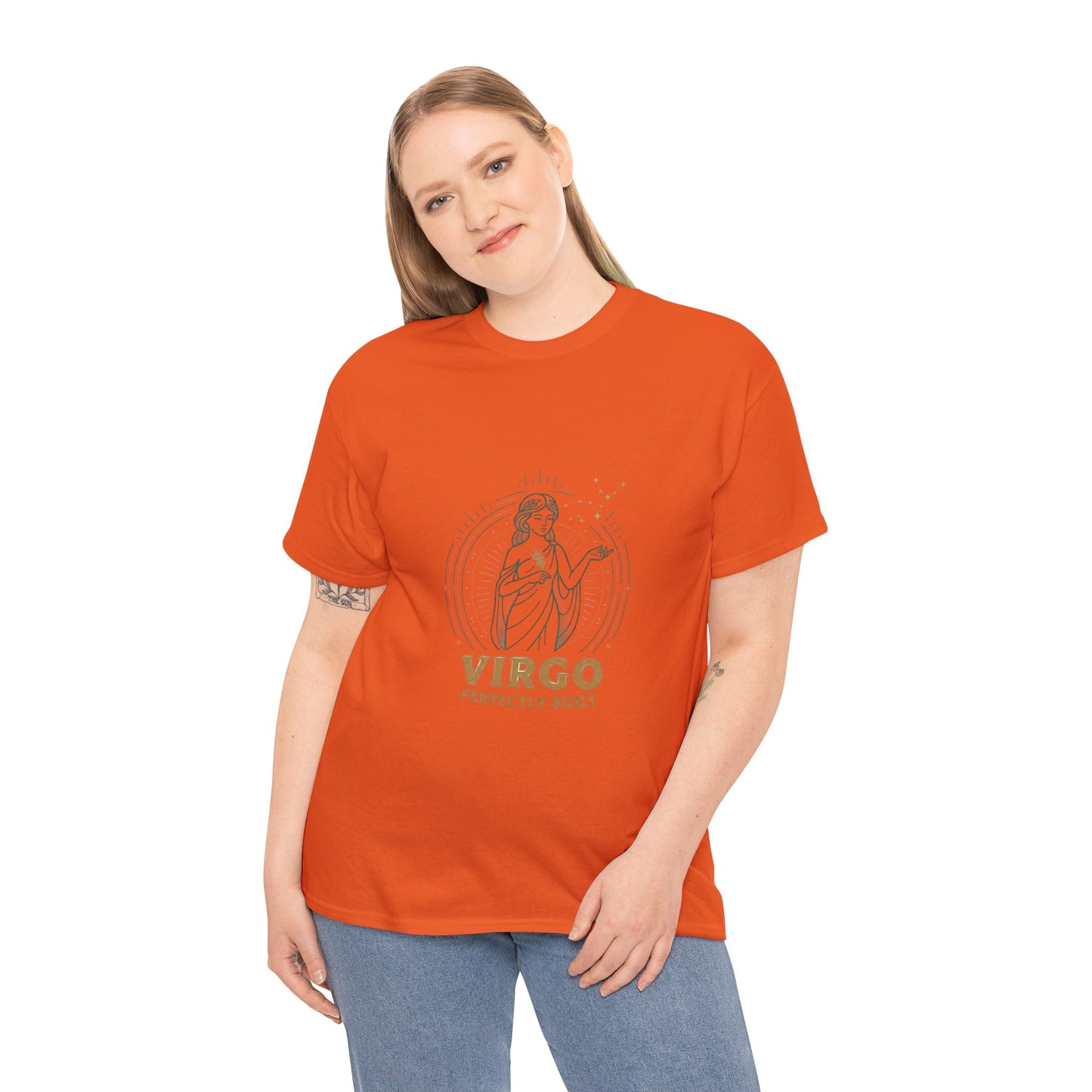 Virgo 'Perfectly Built' Zodiac T-Shirt — Astrology Graphic Tee
