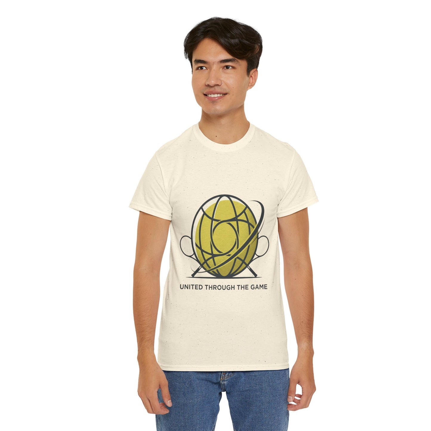 Basketball Orbit T-Shirt — “United Through The Game” Graphic Tee