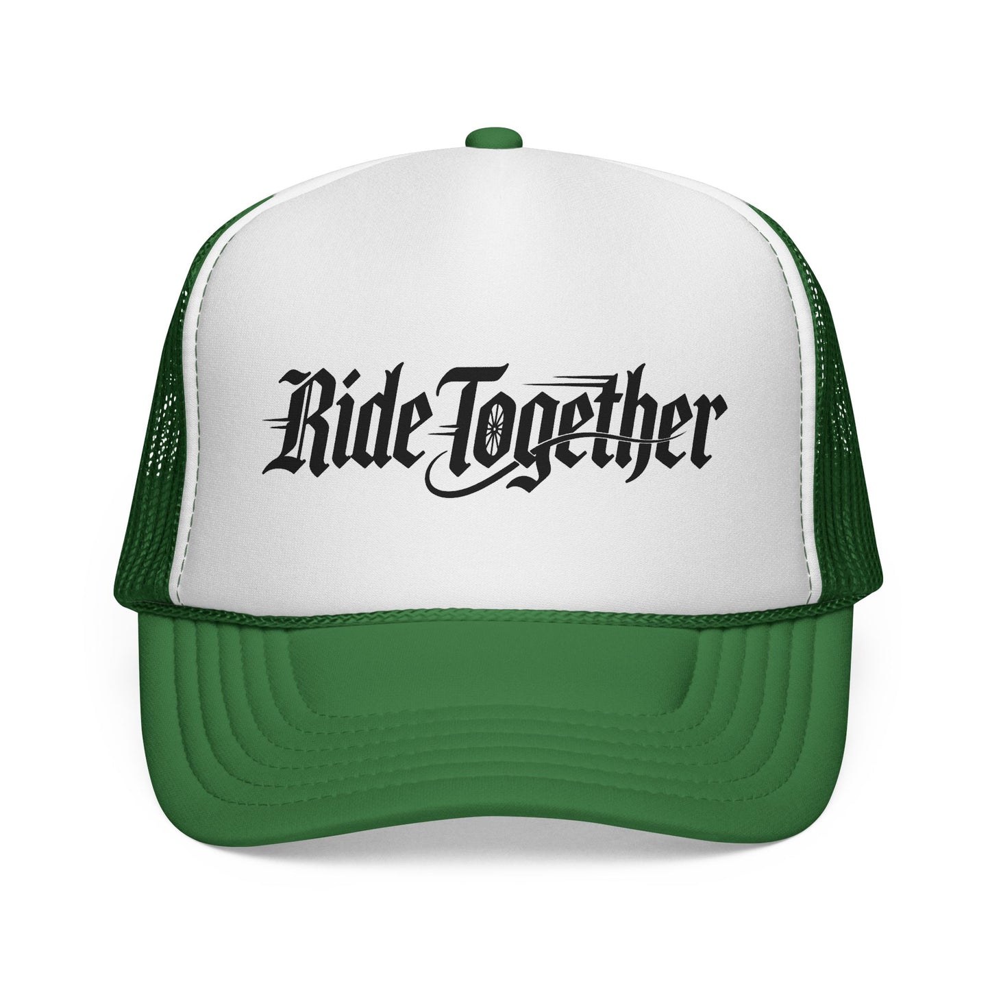Ride Together Trucker Hat — Retro Motorcycle Biker Cap