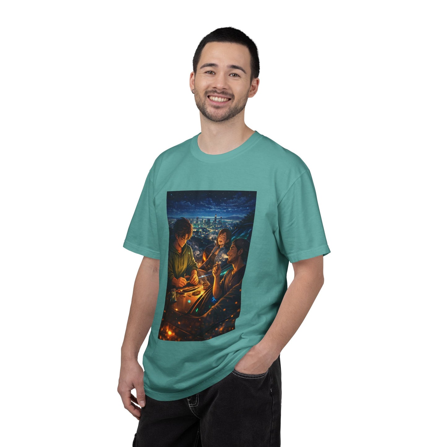 ROAD TRIP SMOKE SESSION-Unisex Garment-Dyed T-shirt