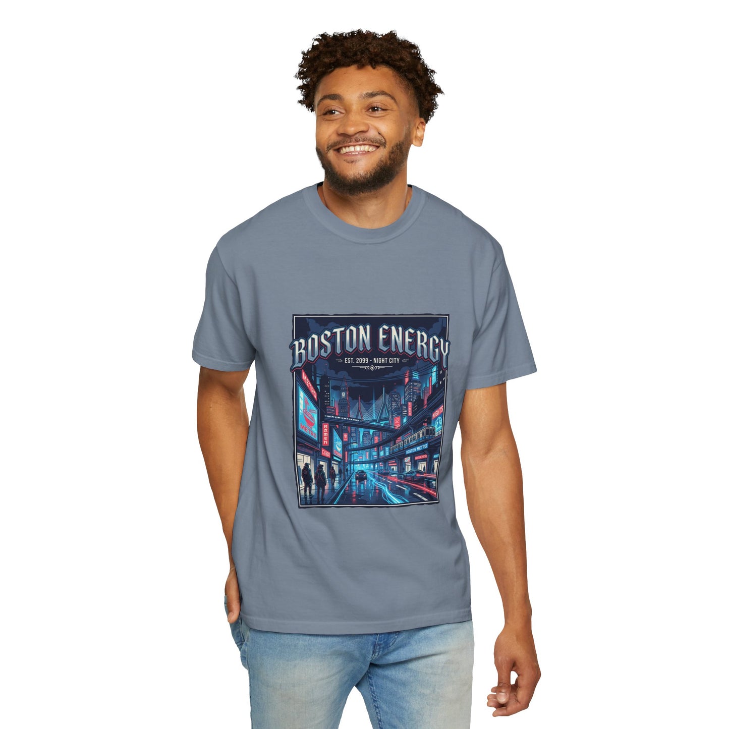 Boston Energy Graphic T-Shirt — Neon City Streetwear