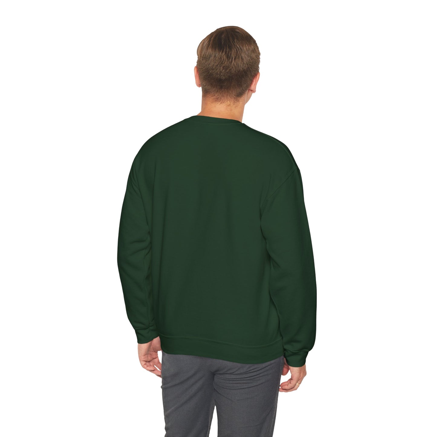 Crewneck Sweatshirt — Franconia Notch Winter Couple Scenic Graphic