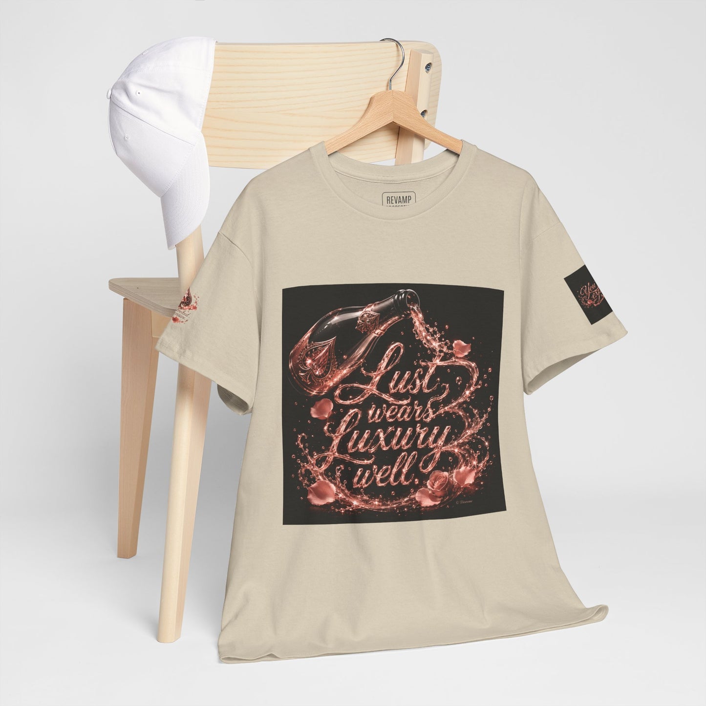 Lust Treats Luxury Well T-Shirt – Vintage Script Graphic Tee