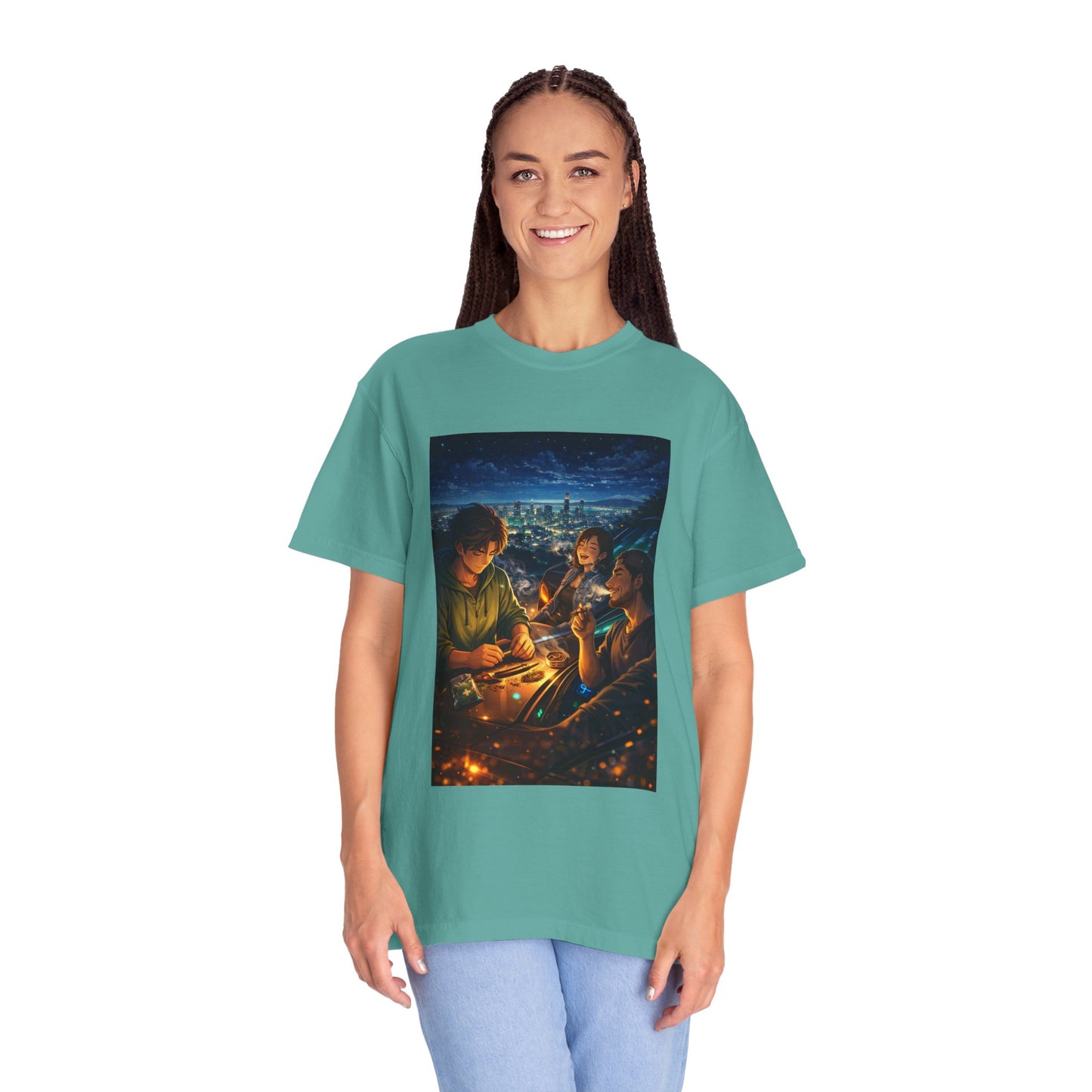 ROAD TRIP SMOKE SESSION-Unisex Garment-Dyed T-shirt