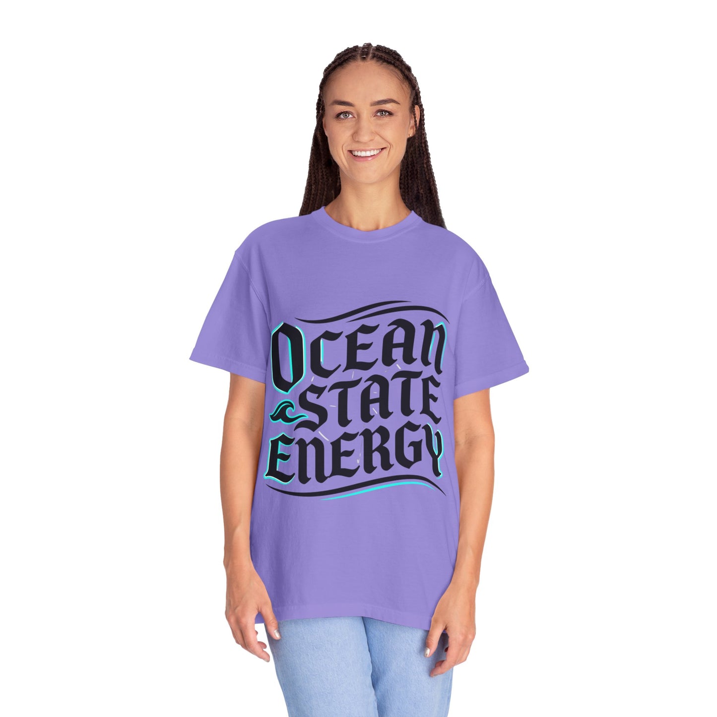 Ocean State Energy T-Shirt — Nautical Script Graphic Tee