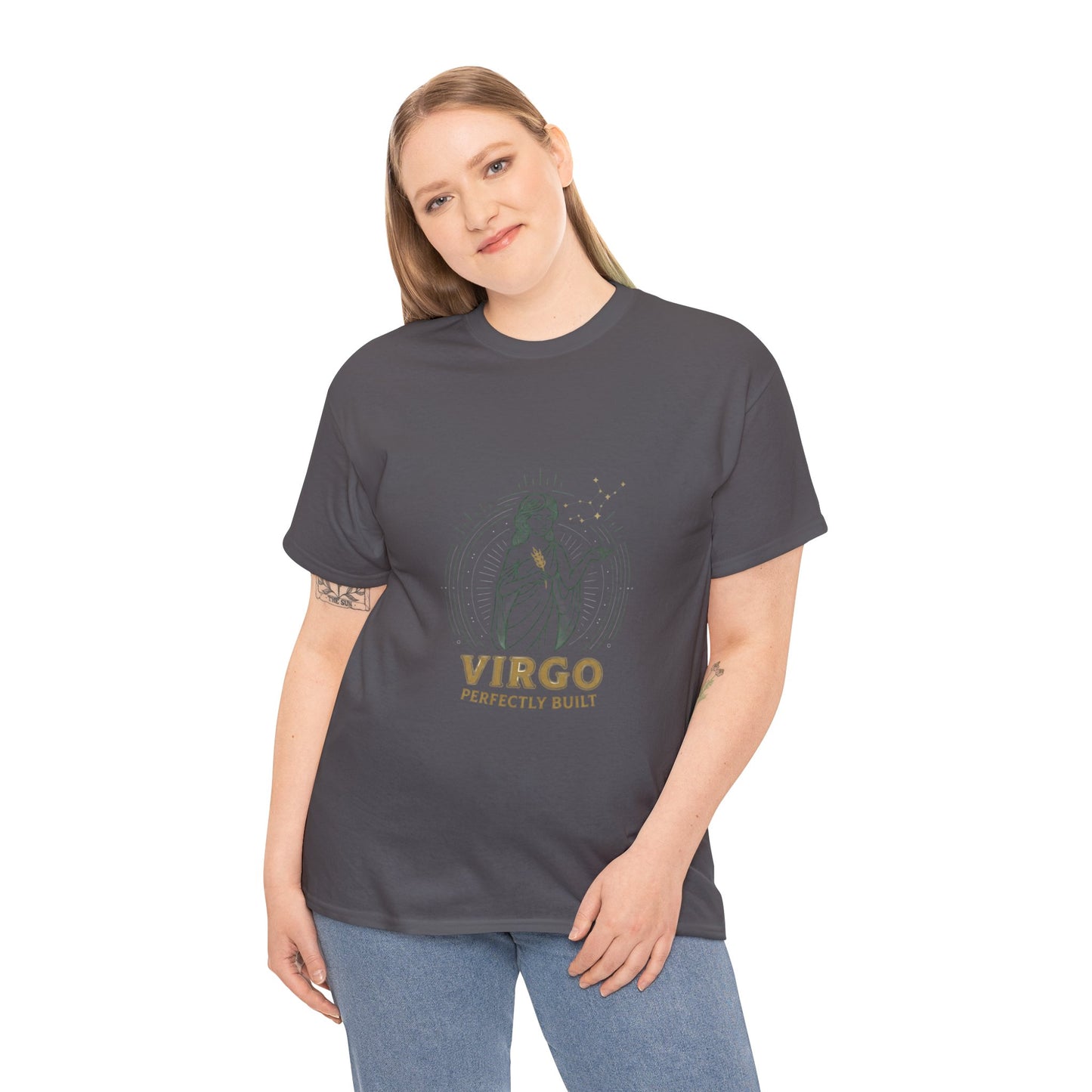 Virgo 'Perfectly Built' Zodiac T-Shirt — Astrology Graphic Tee