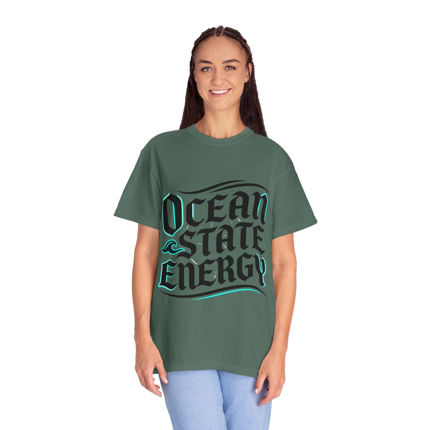 Ocean State Energy T-Shirt — Nautical Script Graphic Tee
