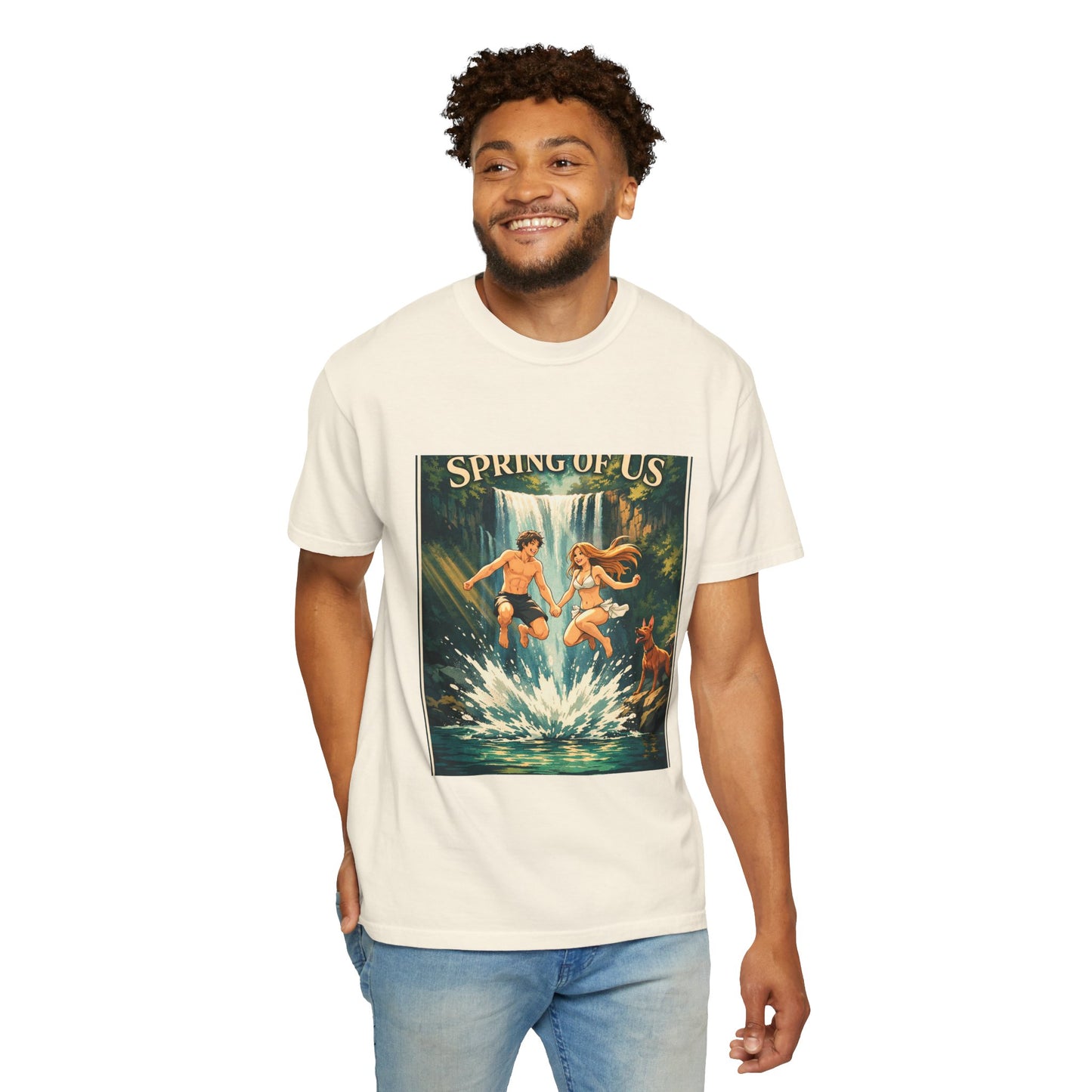 Vintage 'Spring of Us' Waterfall Graphic T-Shirt