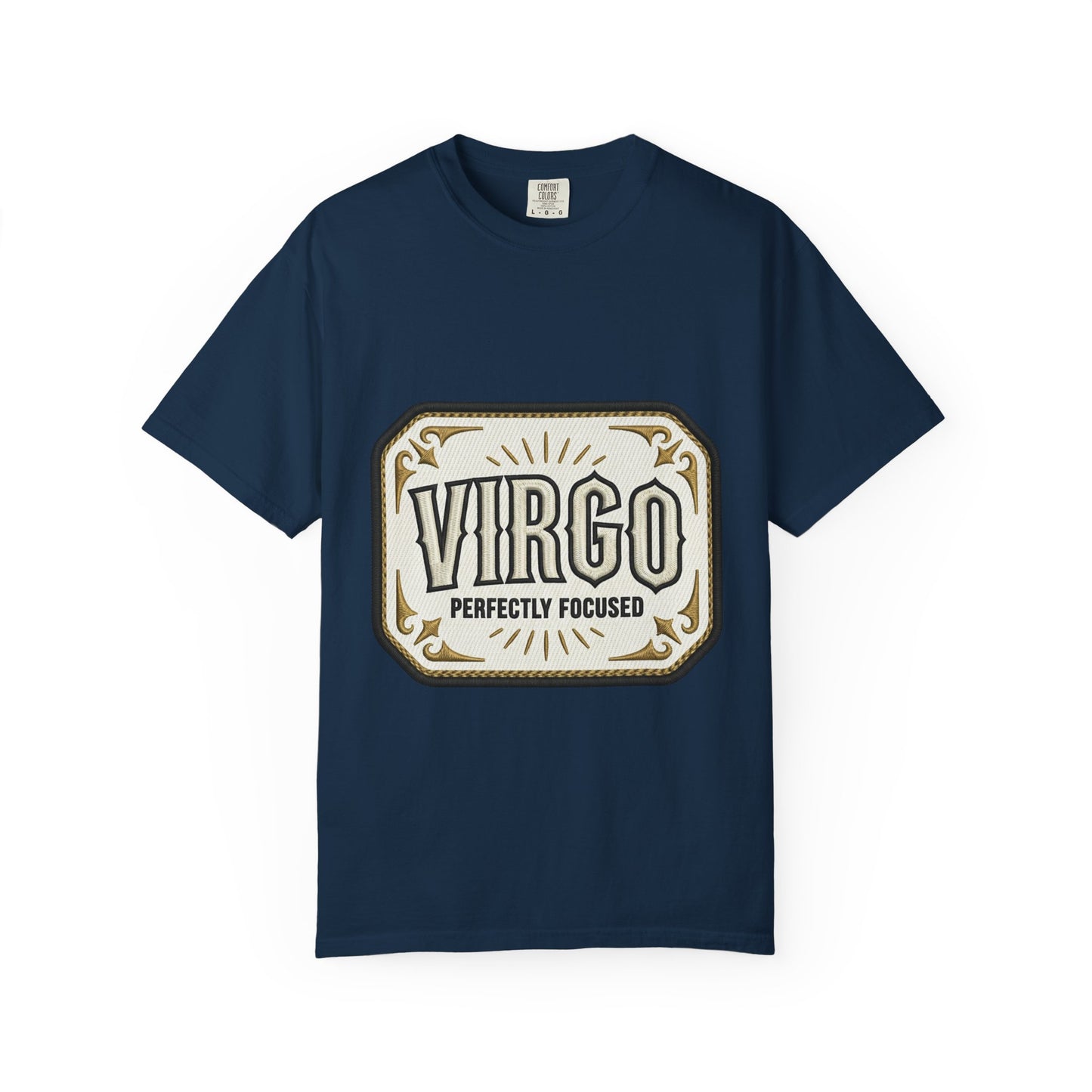 Virgo "Perfectly Focused" Zodiac T-Shirt — Vintage Astrology Tee