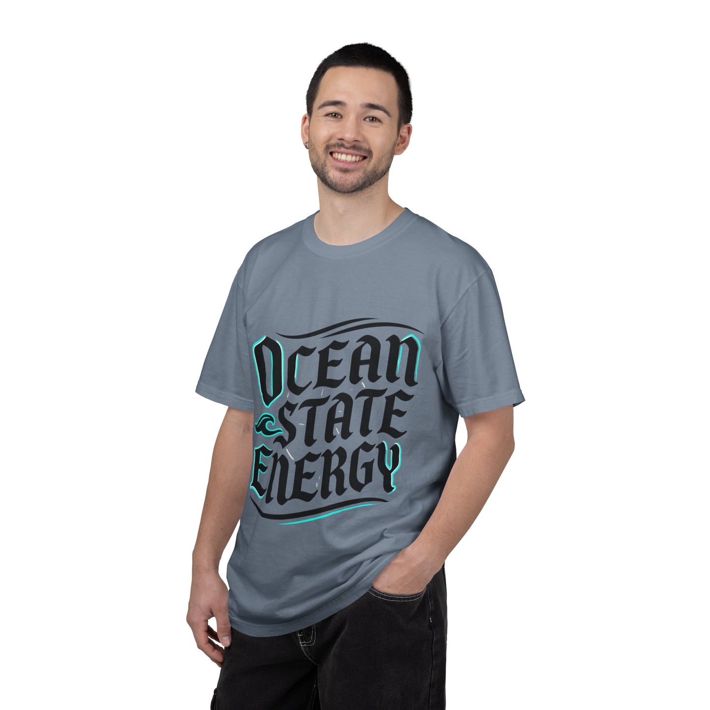 Ocean State Energy T-Shirt — Nautical Script Graphic Tee