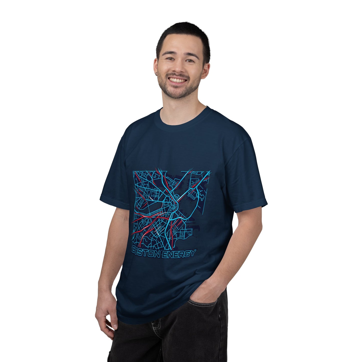 Boston Energy Map T-Shirt — City Map Graphic Tee