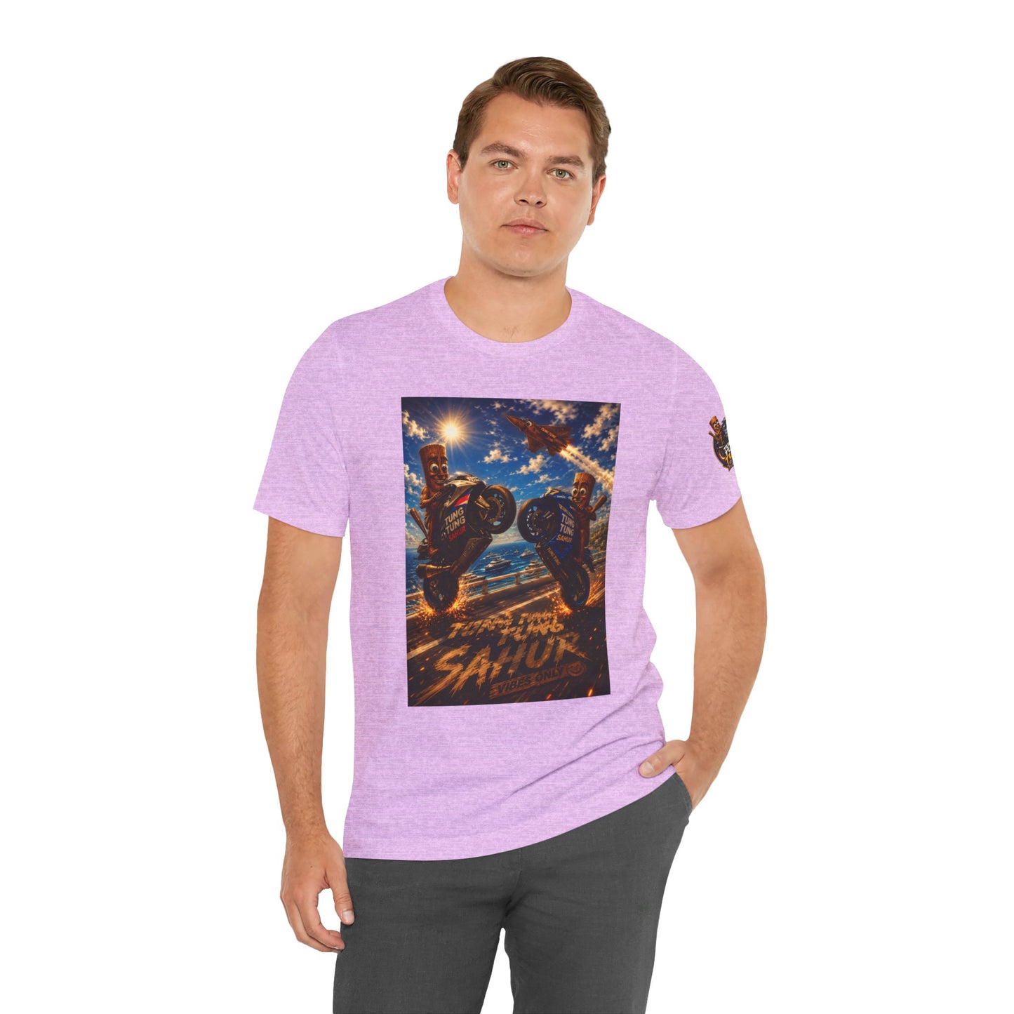 Motorcycle Stunt Tee — Sahara Riders Graphic T-Shirt