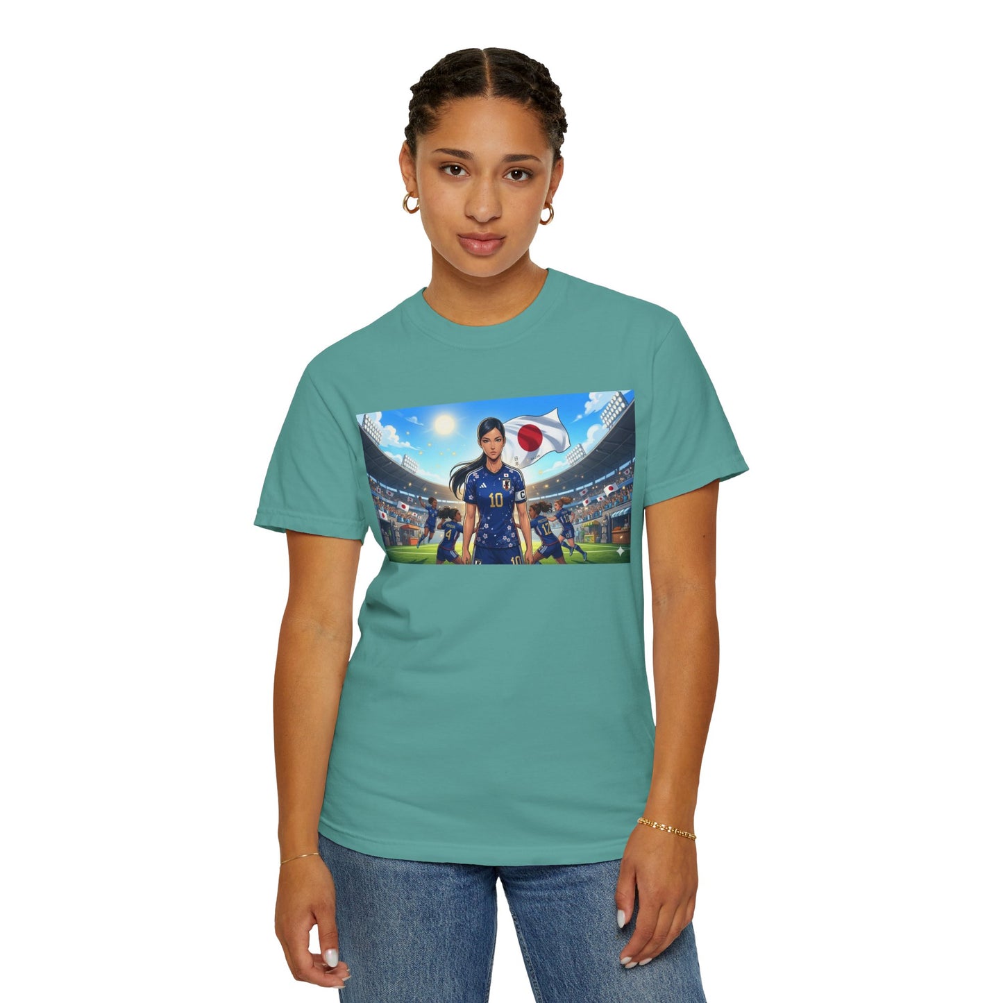 Soccer Player Japan T-Shirt — Japan Flag Soccer Fan Tee