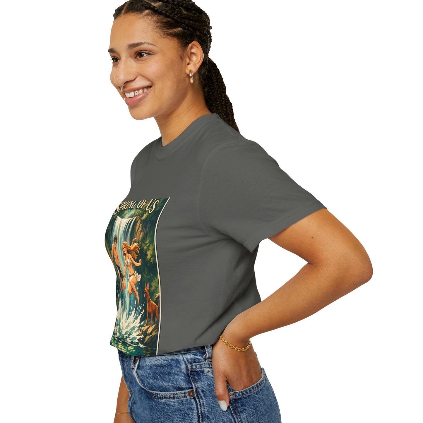 Vintage 'Spring of Us' Waterfall Graphic T-Shirt