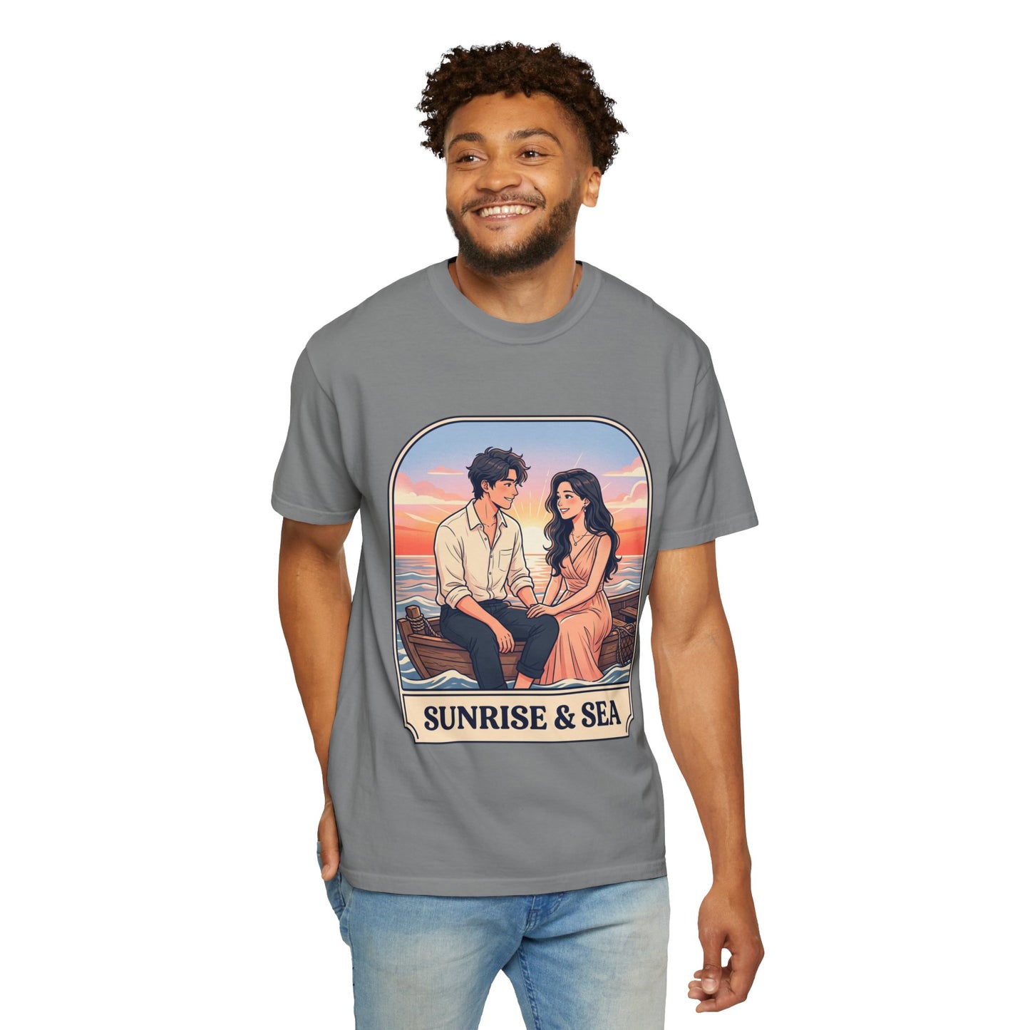 Sunrise & Sea Romantic Beach T-Shirt