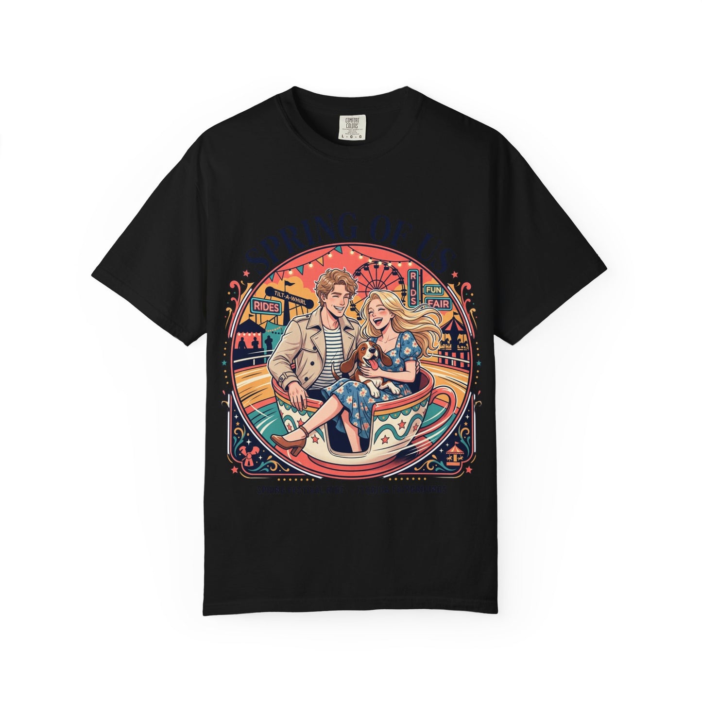 Spring of Us T-Shirt — Retro Carnival Couple Tee (Spring Festival Concert)