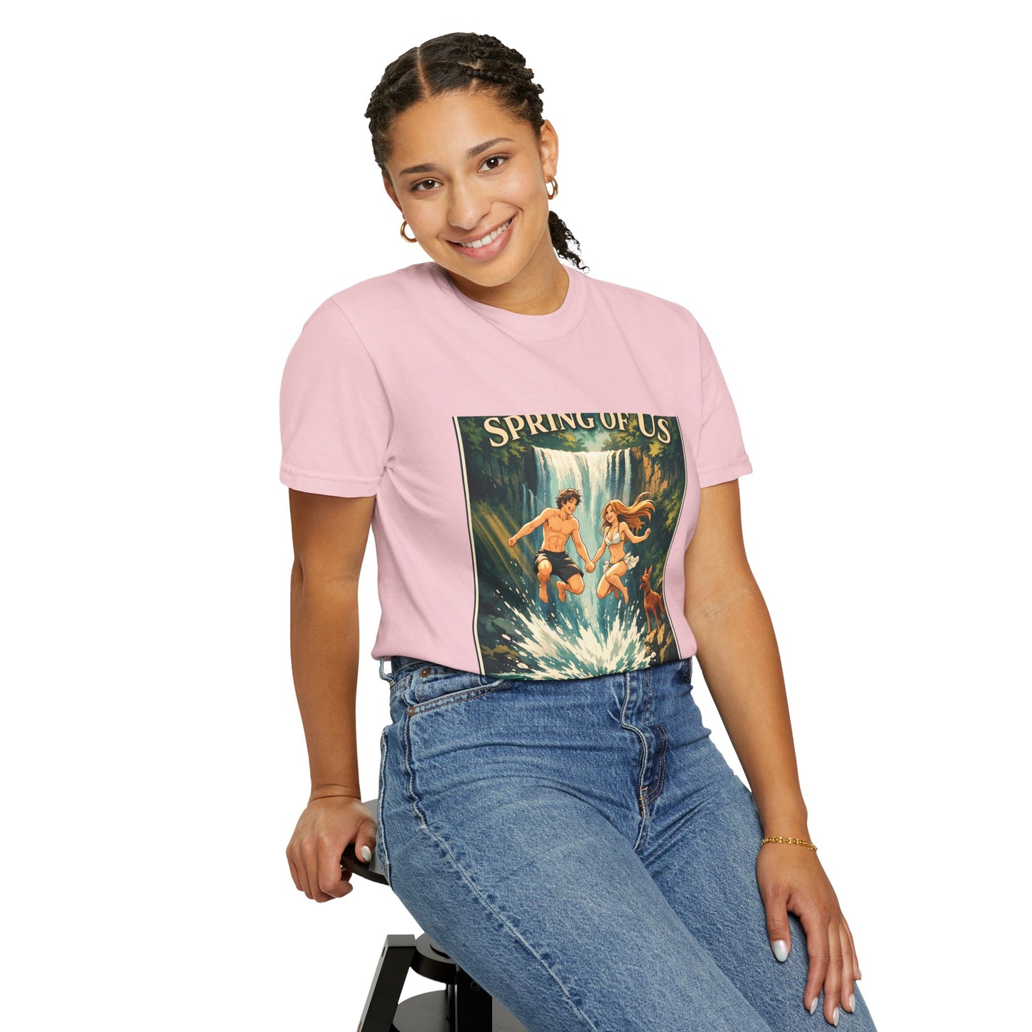 Vintage 'Spring of Us' Waterfall Graphic T-Shirt