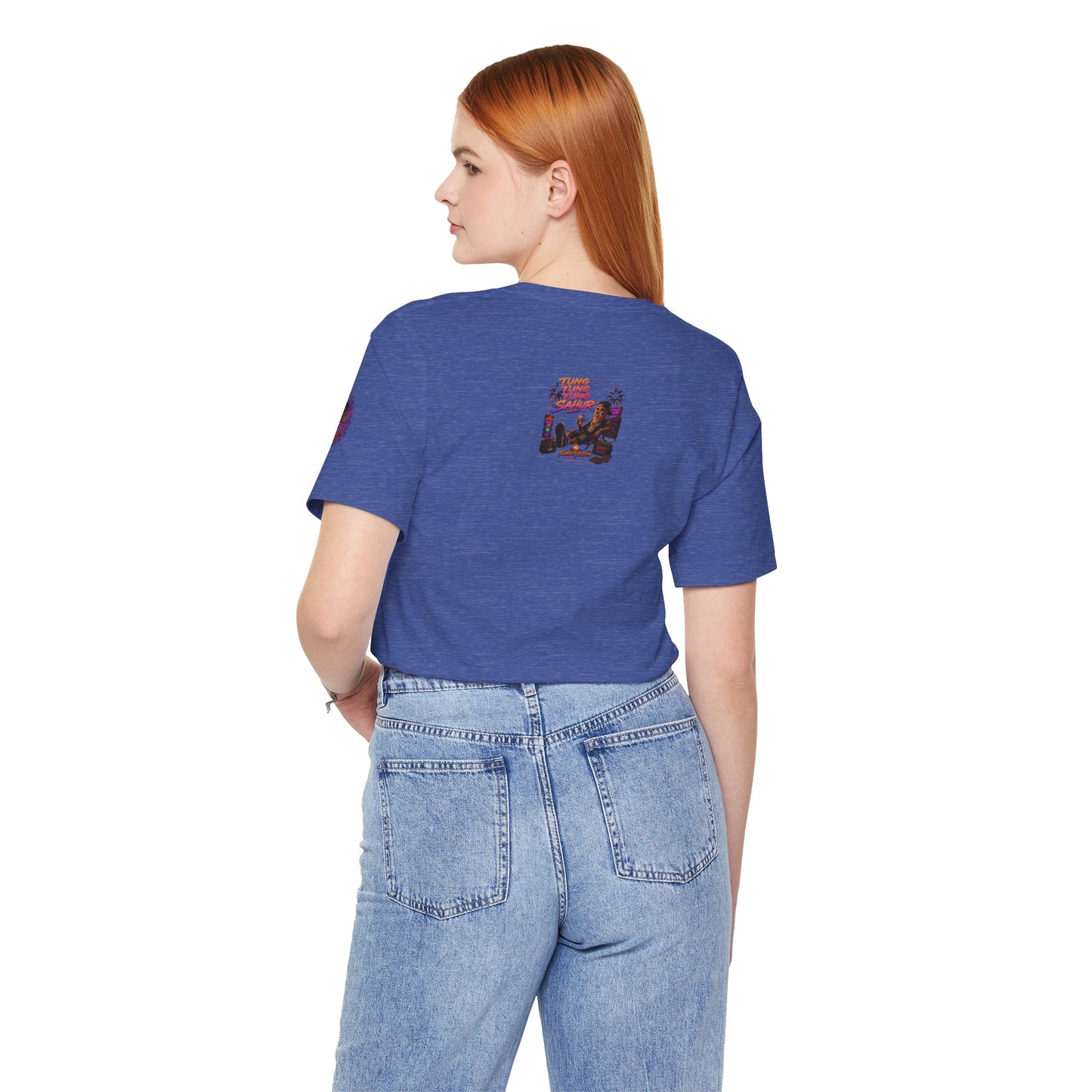 Tung Tung Tung Sahur Laid-Back Nightlife Graphic Tee — "Things Take Time" Urban Cartoon Design