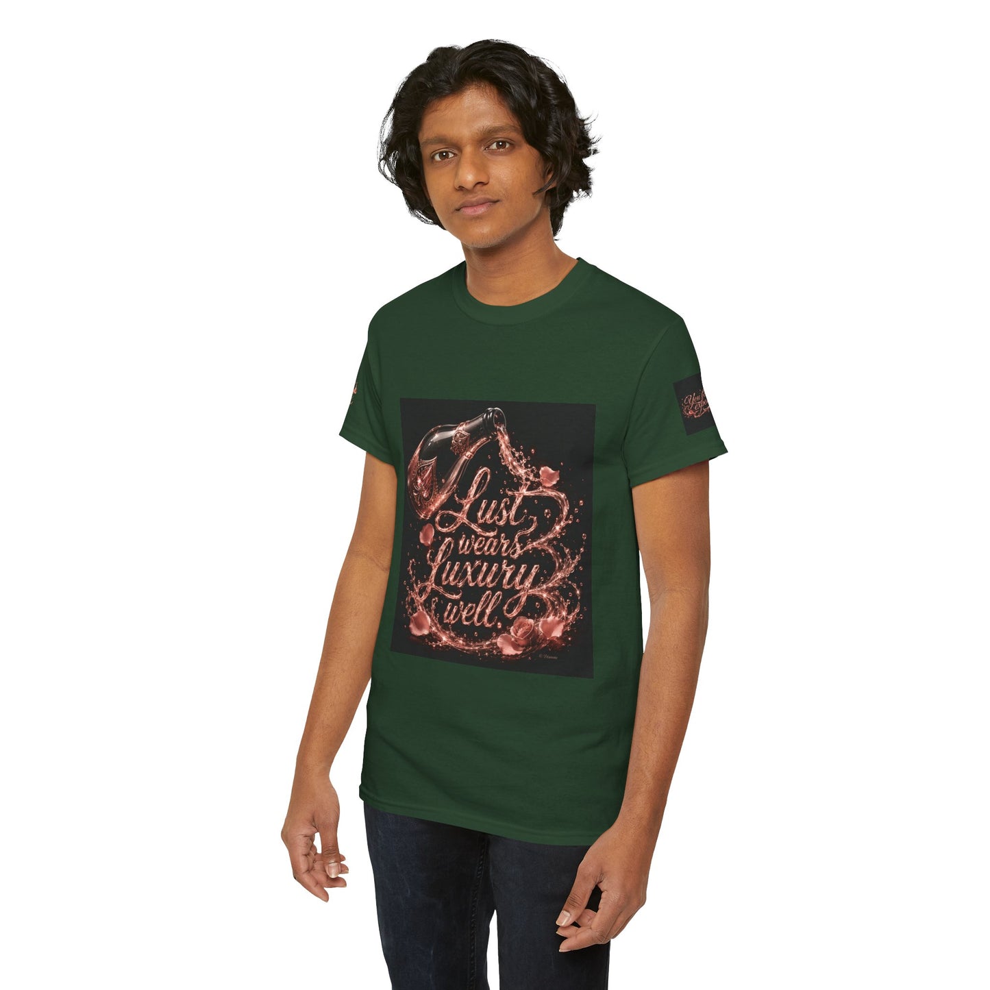 Lust Treats Luxury Well T-Shirt – Vintage Script Graphic Tee