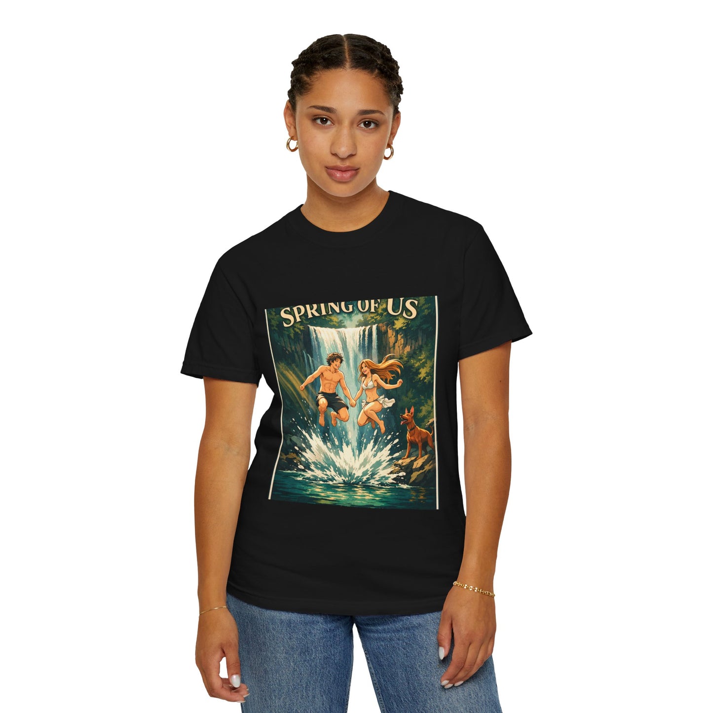 Vintage 'Spring of Us' Waterfall Graphic T-Shirt