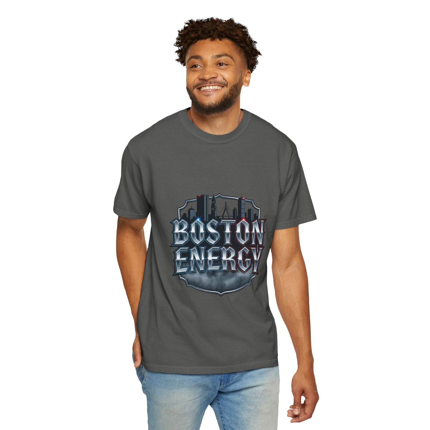 Boston Energy T-Shirt — City Skyline Graphic Tee