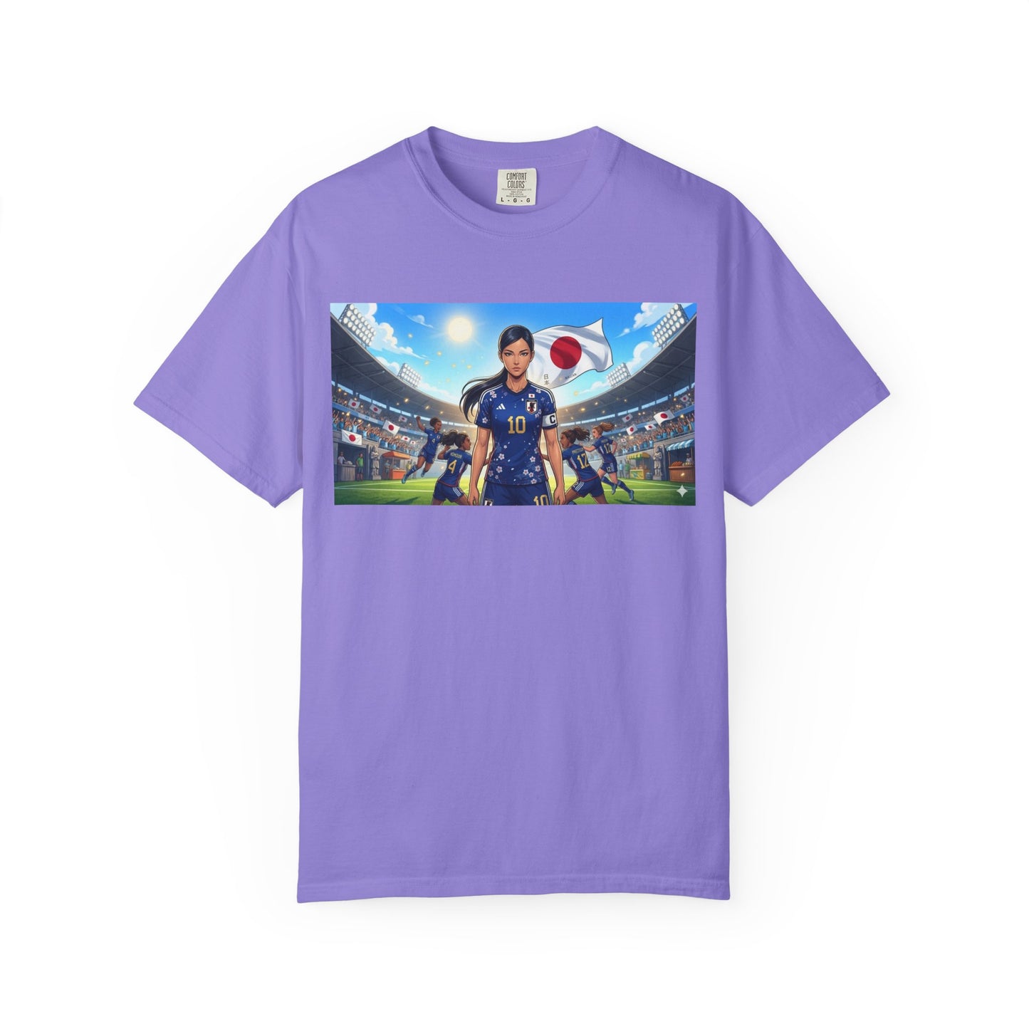 Soccer Player Japan T-Shirt — Japan Flag Soccer Fan Tee