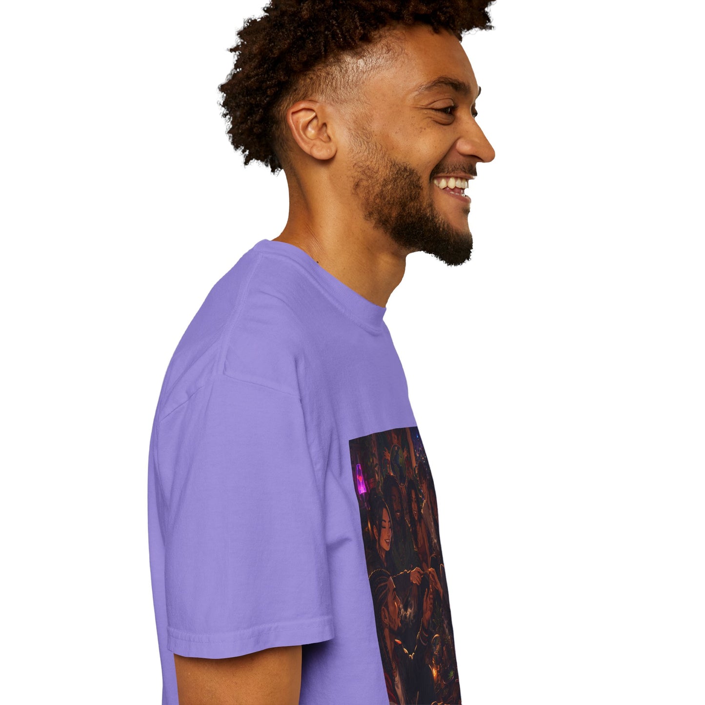 OUR MEMORIES - Vintage Night Party Scene T-Shirt