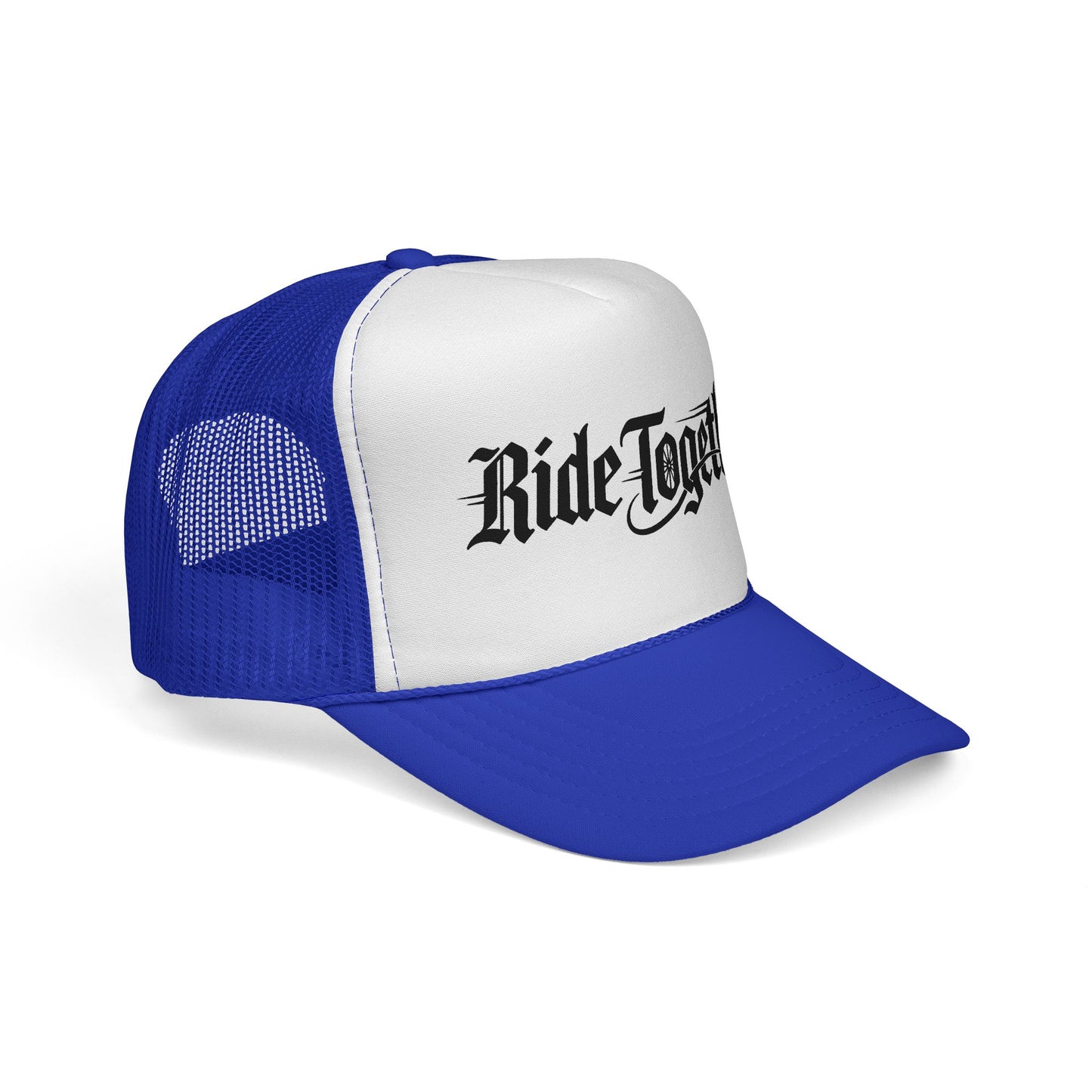 Ride Together Trucker Hat — Retro Motorcycle Biker Cap