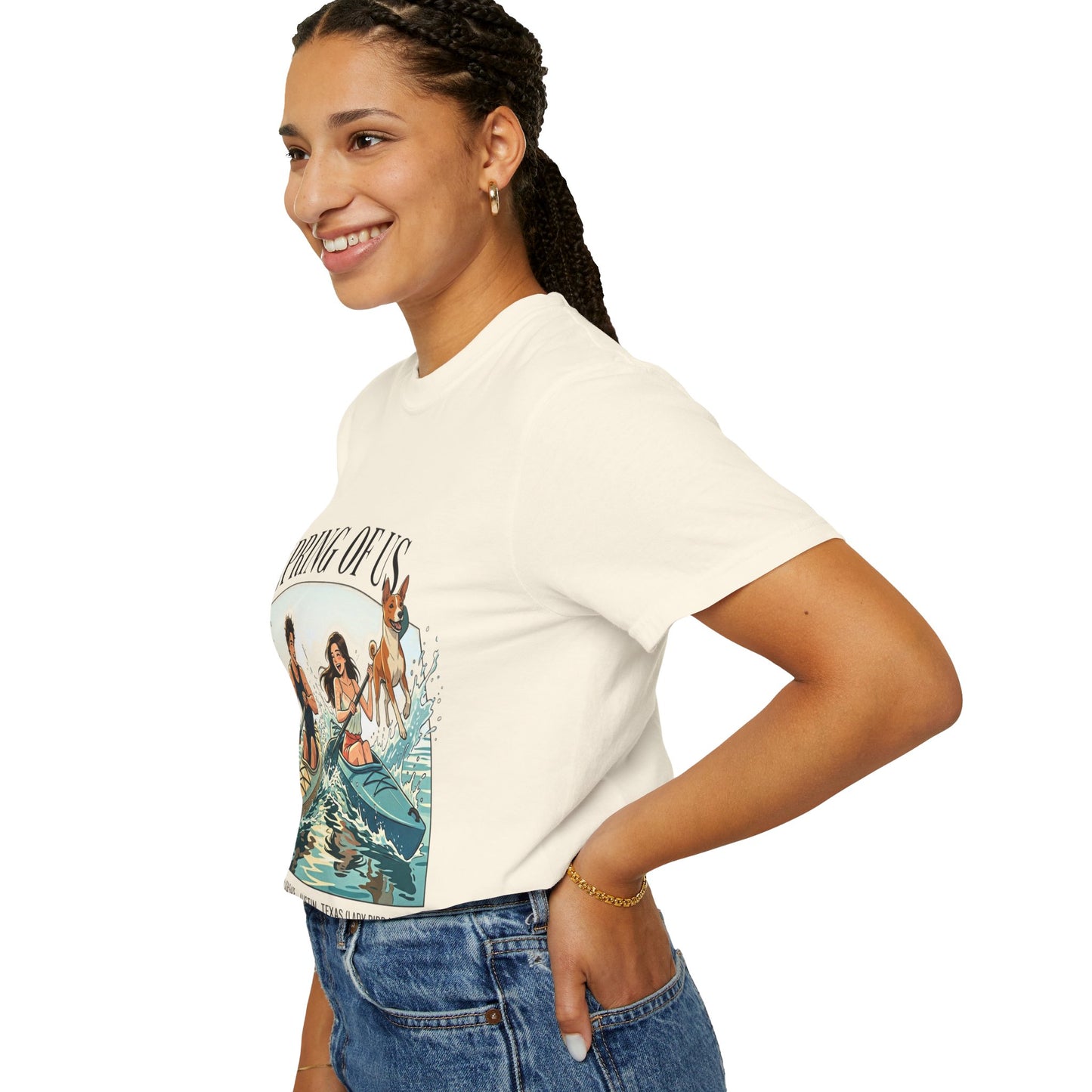 Spring of Us Kayaking T-Shirt — Retro Outdoor Adventure Tee