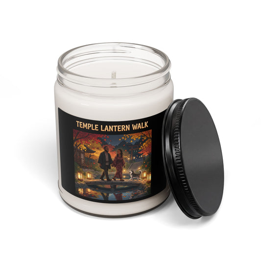Temple Lantern Walk Scented Soy Candle — 9oz Autumn Evening Aromatherapy Jar