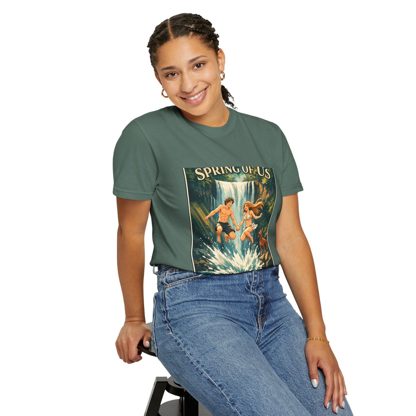 Vintage 'Spring of Us' Waterfall Graphic T-Shirt
