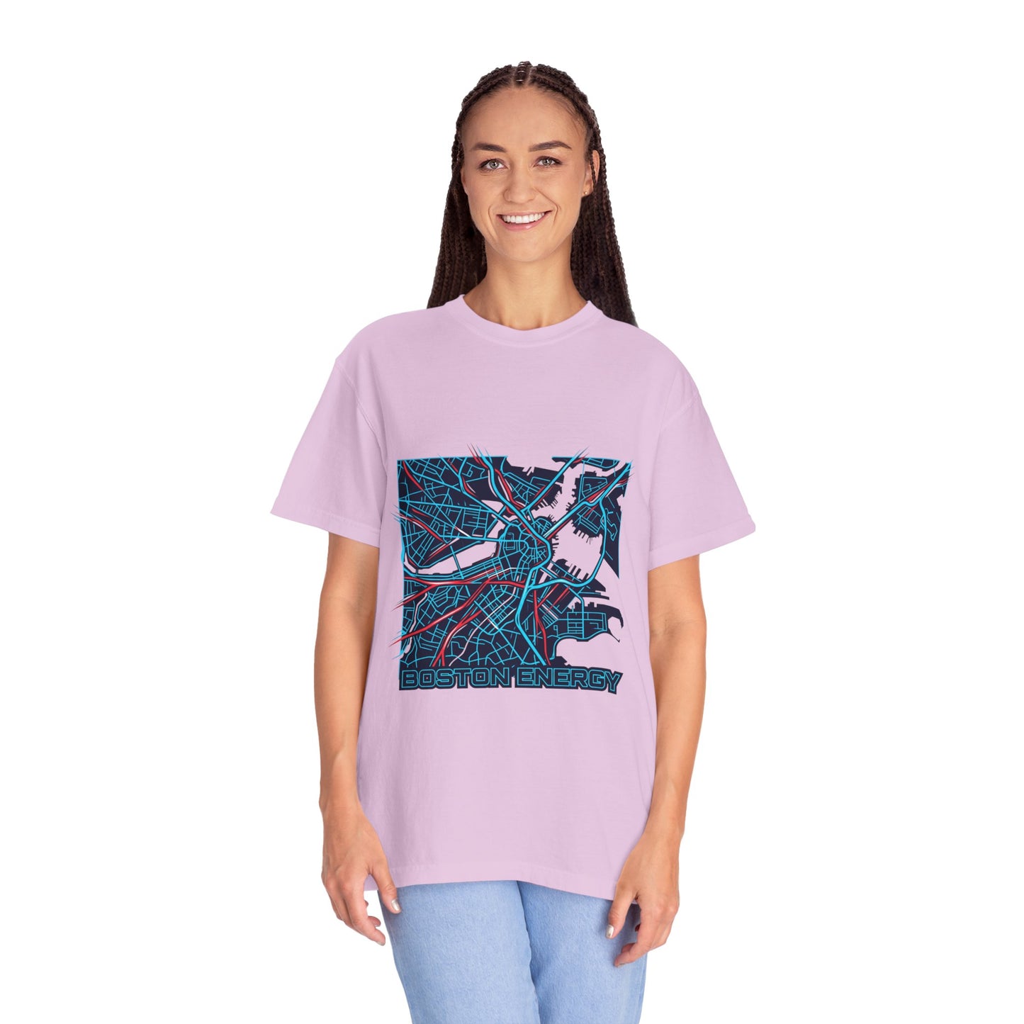Boston Energy Map T-Shirt — City Map Graphic Tee