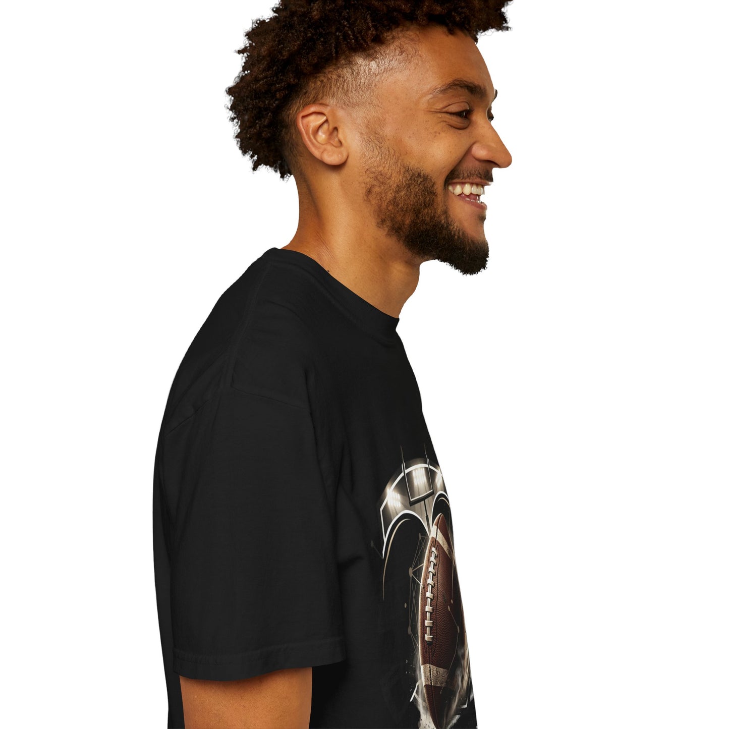 Football T-Shirt — "United Through the Game" Team Spirit Tee