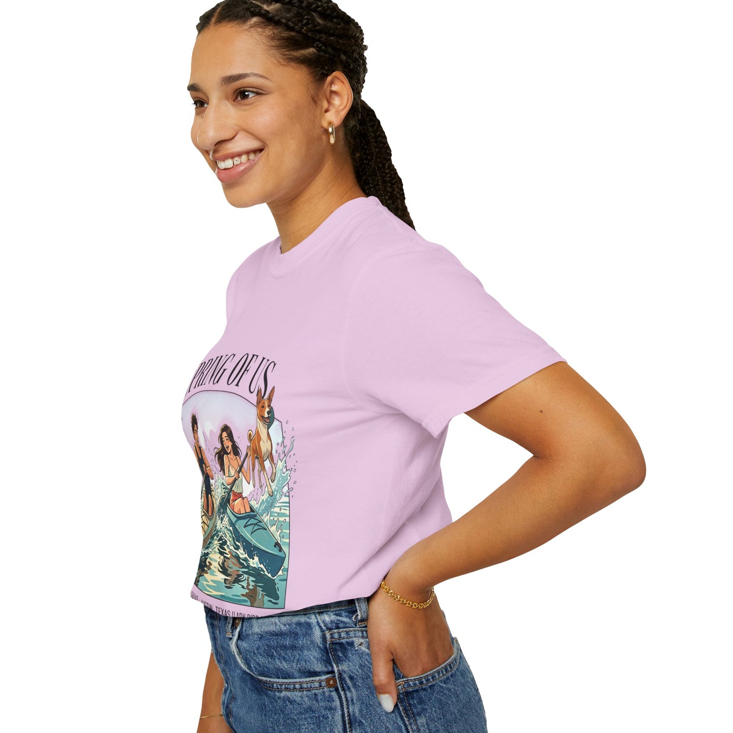 Spring of Us Kayaking T-Shirt — Retro Outdoor Adventure Tee