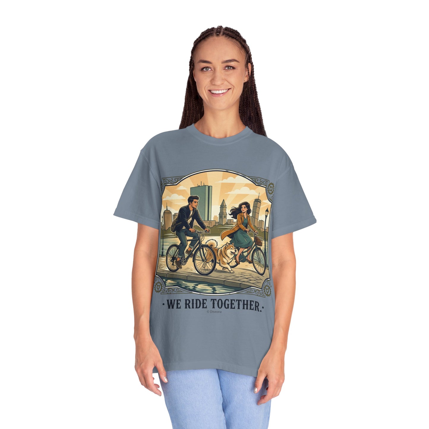We Ride Together Bicycle Couple T-Shirt