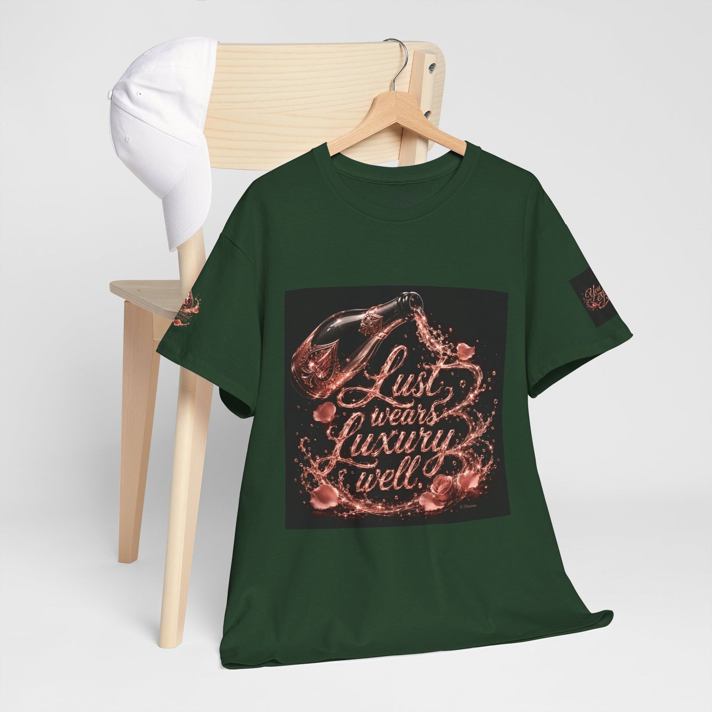 Lust Treats Luxury Well T-Shirt – Vintage Script Graphic Tee