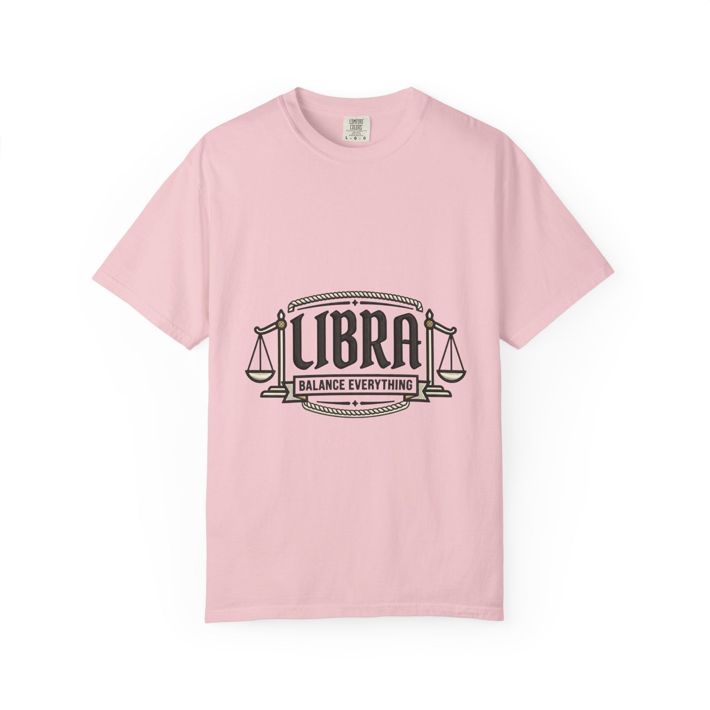 Libra Zodiac T-Shirt — "Balance Everything" Scales Design
