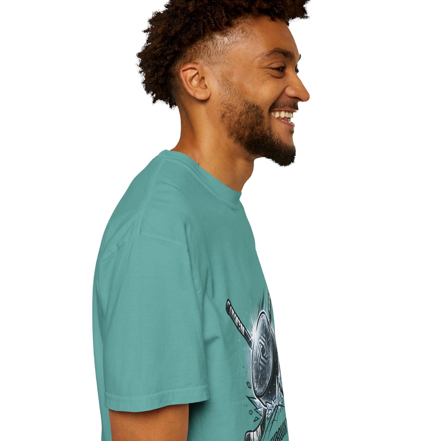 Hockey Graphic Tee — "United Through the Game" Team Spirit T-Shirt