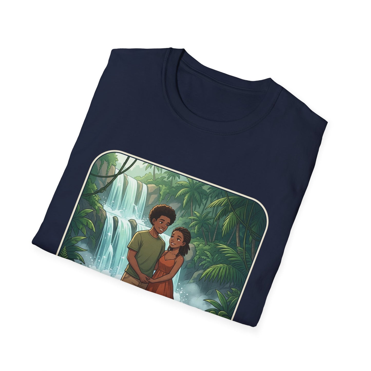 Chasing Waterfalls T-Shirt — Couple Adventure Graphic Tee