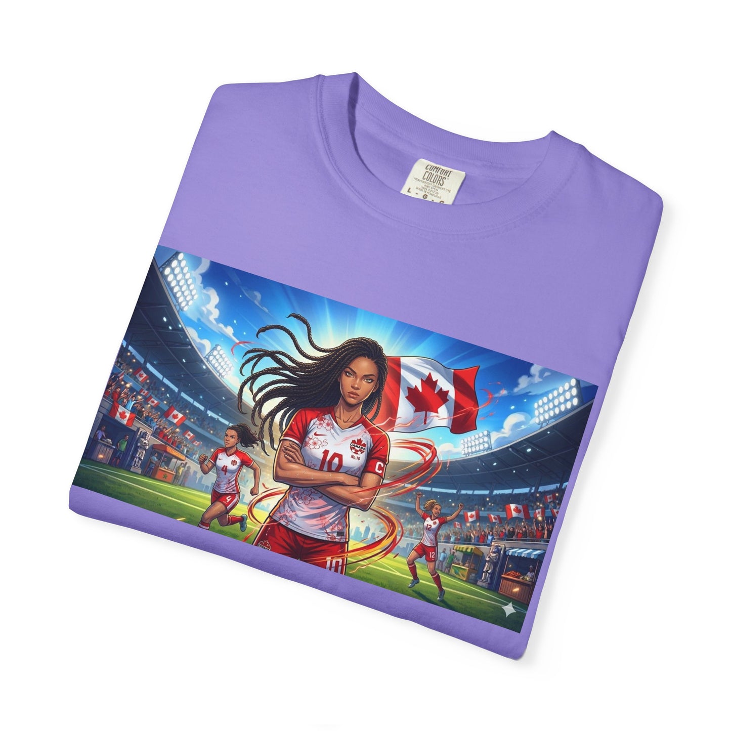 Soccer Star Canada T-Shirt — Women’s Team Jersey Graphic