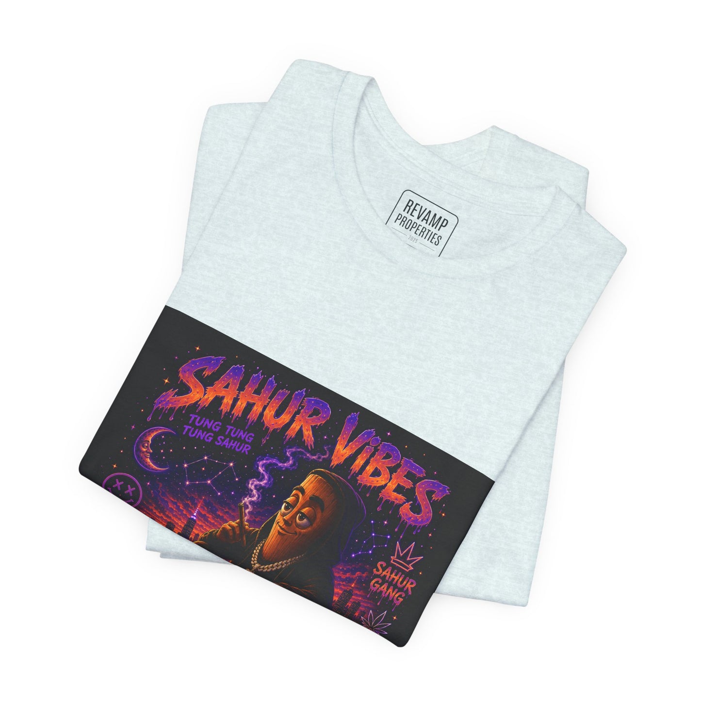 Tung Tung Tung Sahur SOLO Night Smoke DOLO Tee — Urban Chill Cartoon Design